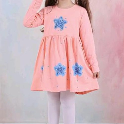 Платье Dino (3-7) DN177 peach (деми) Dino DN177 peach