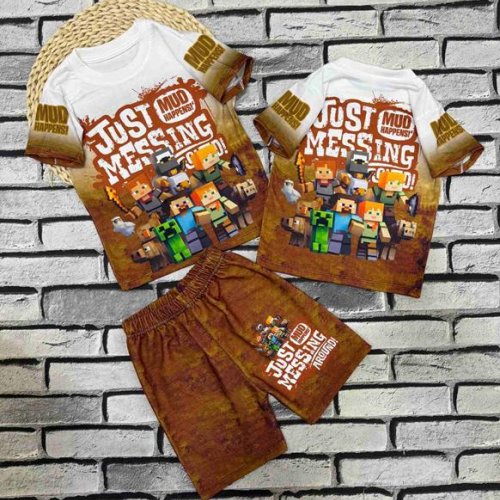 Костюм Dino (3-7) DN256 brown (лето) Dino DN256 brown