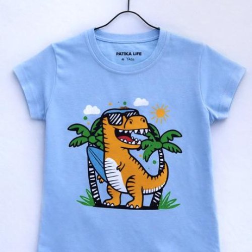 Футболка Dino (1-4) DN287 l.blue (лето) Dino DN287 l.blue