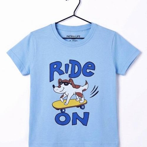 Футболка Dino (1-4) DN296 l.blue (лето) Dino DN296 l.blue