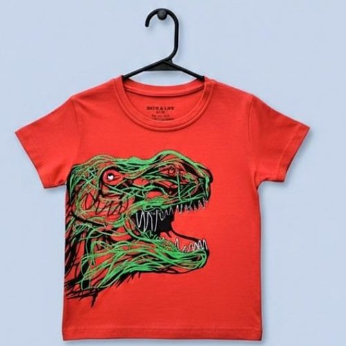 Футболка Dino (4-8) DN63 red (лето) Dino DN63 red