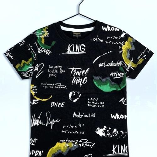 Футболка Dino (5-8) DN90 black (лето) Dino DN90 black