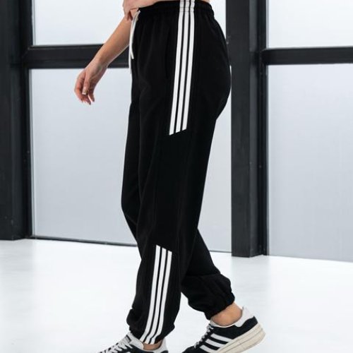 Штаны спорт AZNA (S-XL) Б38 black (деми) AZNA Б38 black