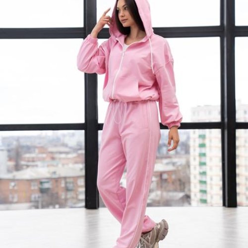 Костюм спорт AZNA (S-XL) Д120 pink (деми) AZNA Д120 pink