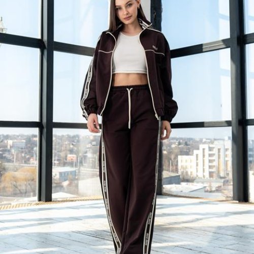 Костюм спорт AZNA (S-XL) Д138 chocolate (деми) AZNA Д138 chocolate