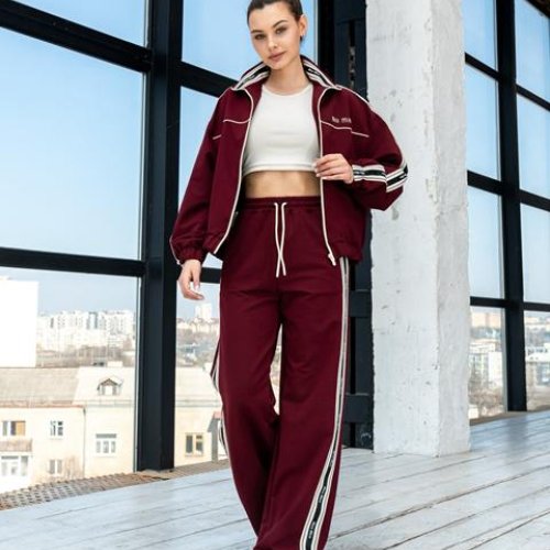 Костюм спорт AZNA (S-XL) Д138 wine (деми) AZNA Д138 wine