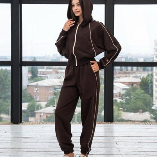 Костюм спорт AZNA (M-2XL) Д153 chocolate (деми) AZNA Д153 chocolate