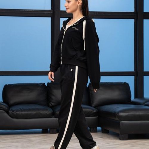 Костюм спорт AZNA (S-XL) Д170 black (деми) AZNA Д170 black