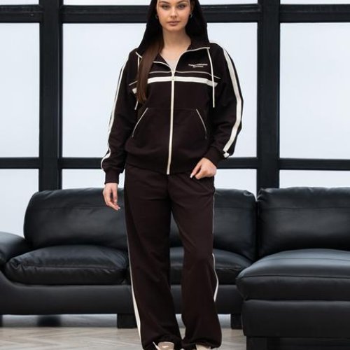 Костюм спорт AZNA (S-XL) Д172 chocolate (деми) AZNA Д172 chocolate