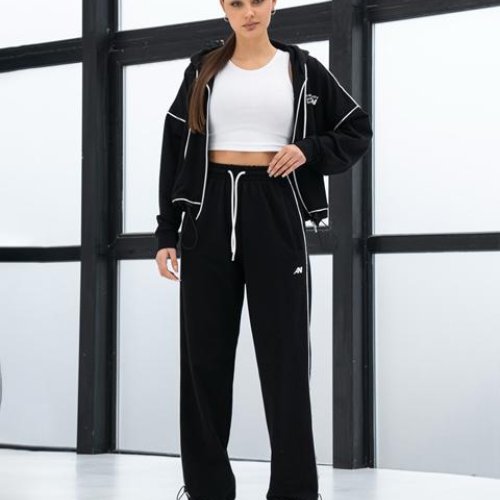 Костюм спорт AZNA (S-XL) Д183 black (деми) AZNA Д183 black