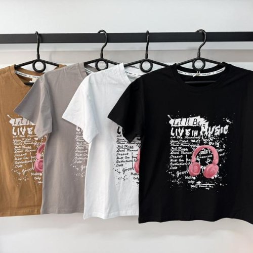 Футболка ChicWear (130-170) CW153 black (лето) ChicWear CW153 black