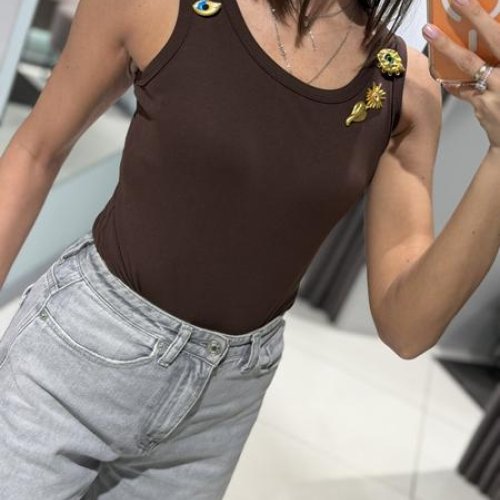 Боди Comod (one size) 224 chocolate (лето) Comod 224 chocolate