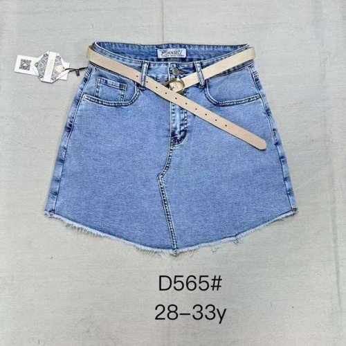 Юбка-шорты DKNSEL (28-33) 565 l.blue (лето) DKNSEL 565 l.blue