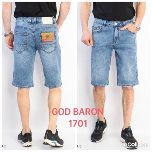 Шорты Fangsida (30-40) 1701 l.blue (лето) Fangsida 1701 l.blue