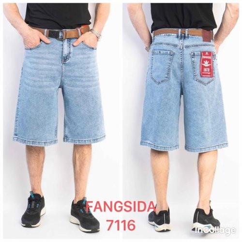 Шорты Fangsida (28-34) 7116 l.blue (лето) Fangsida 7116 l.blue
