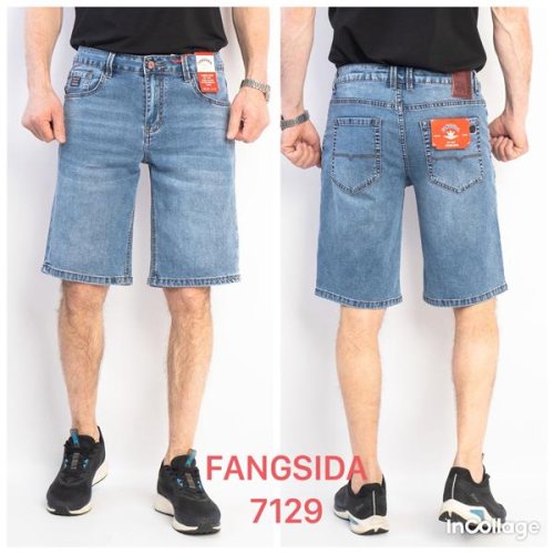 Шорты Fangsida (32-42) 7129 l.blue (лето) Fangsida 7129 l.blue