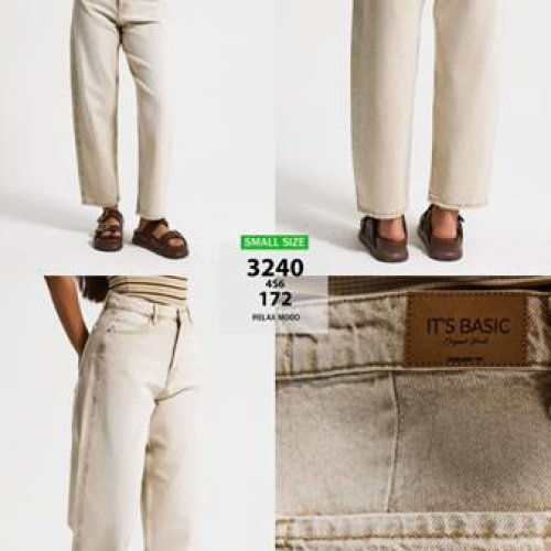 Джинсы Jeans Style (32-36) 3240-4S6-172 beige (деми) Jeans Style 3240-4S6-172 beige