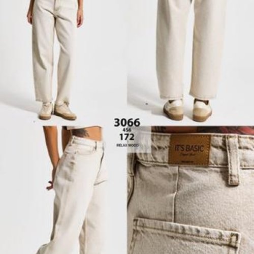 Джинсы Jeans Style (34-42) 3066-4S6-172 beige (деми) Jeans Style 3066-4S6-172 beige