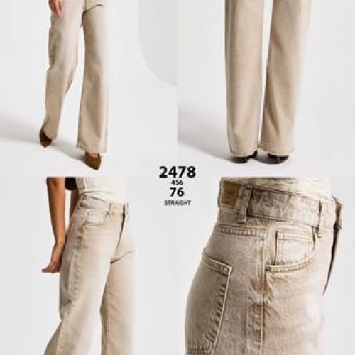 Джинсы Jeans Style (34-42) 2478-4S6-76 beige (деми) Jeans Style 2478-4S6-76 beige