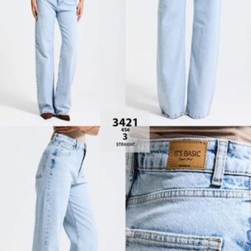 Джинсы Jeans Style (34-42) 3421-4S6-3 l.blue (деми) Jeans Style 3421-4S6-3 l.blue
