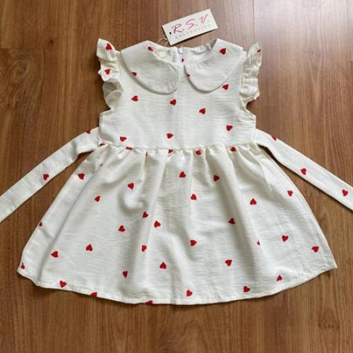 Платье RSV (92-116) 314 white-red (лето) RSV 314 white-red