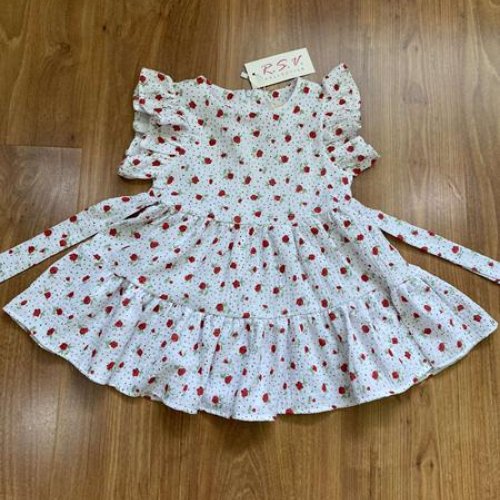 Платье RSV (92-116) 195-1 white-red (лето) RSV 195-1 white-red