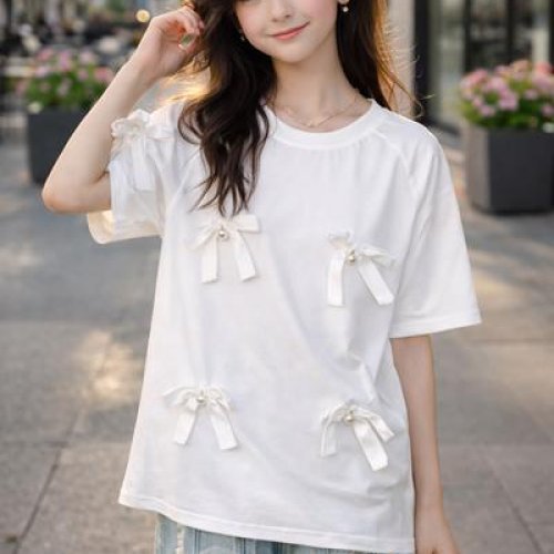 Футболка SunnyTot (130-170) D9122 white (лето) SunnyTot D9122 white