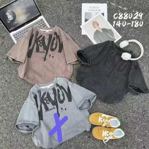 Футболка SunnyTot (140-180) C88029 black (лето) SunnyTot C88029 black