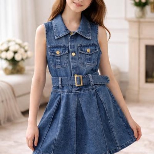 Платье SunnyTot (120-160) 25100 blue (лето) SunnyTot 25100 blue