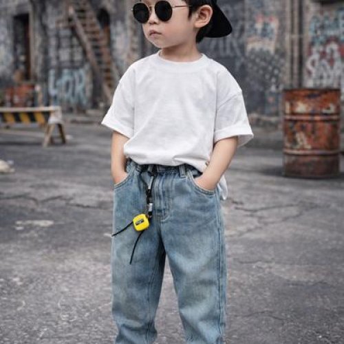 Джинсы SunnyTot (90-130) 90708 l.blue (деми) SunnyTot 90708 l.blue