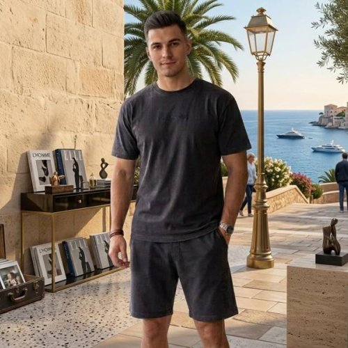 Костюм Moranny (S-2XL) MR1187 d.grey (лето) Moranny MR1187 d.grey