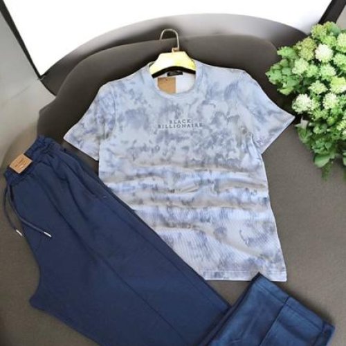 Штаны спорт Moranny (S-2XL) MR1202 blue (деми) Moranny MR1202 blue