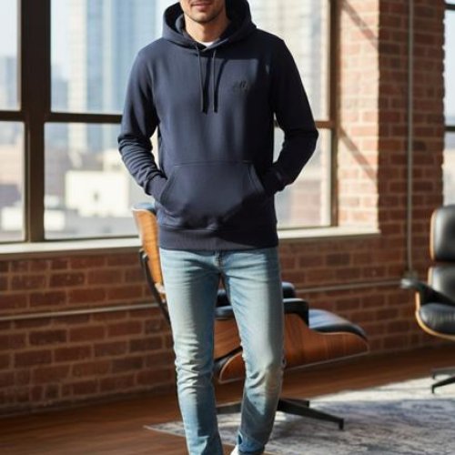 Худи Moranny (S-2XL) MR631 navy (деми) Moranny MR631 navy