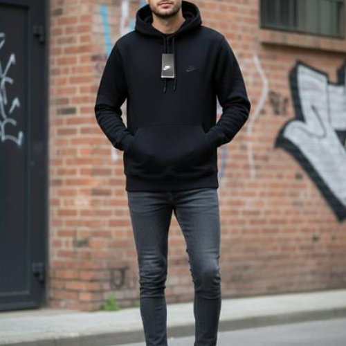 Худи Moranny (S-2XL) MR635 black (деми) Moranny MR635 black