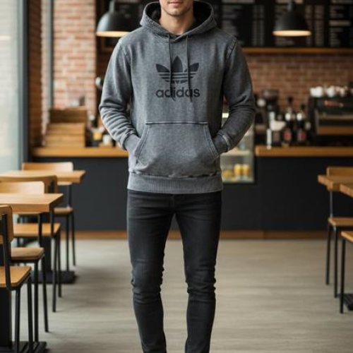 Худи Moranny (S-2XL) MR701 d.grey (деми) Moranny MR701 d.grey