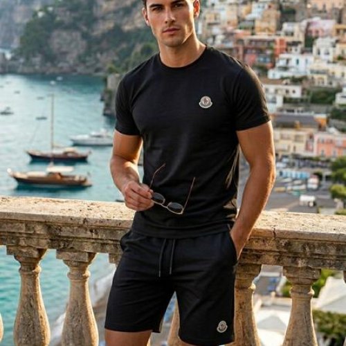 Костюм Moranny (S-2XL) MR943 black (лето) Moranny MR943 black