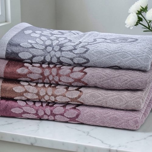 Полотенце Obuv OK2 (70*140) 8076 (98962) mix (деми) Obuv OK2 8076 (98962) mix