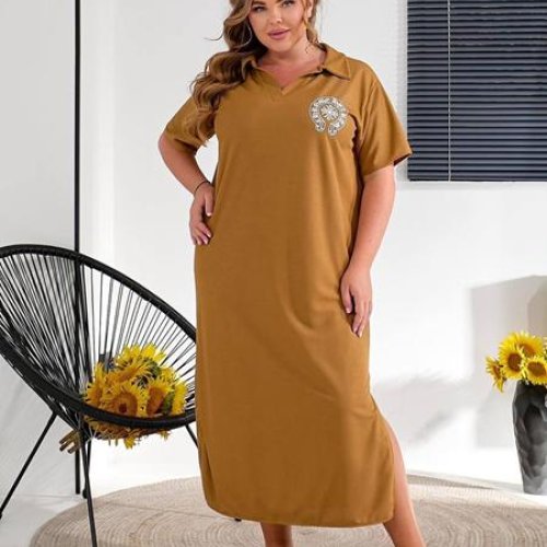 Платье BAT (50-56) 50-4 beige (лето) BAT 50-4 beige