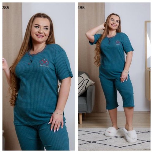 Костюм Vehuiah (L-3XL) 0285 green (лето) Vehuiah 0285 green