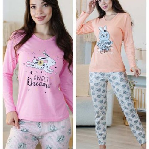 Пижама Vehuiah (M-2XL) 83672 pink (лето) Vehuiah 83672 pink