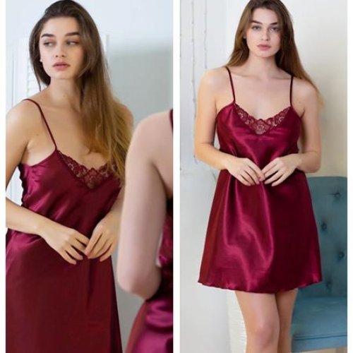 Ночнушка Vehuiah (S-XL) VH112 wine (лето) Vehuiah VH112 wine