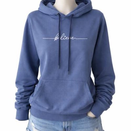 Худи ALIA (M-3XL) AL55 blue (деми) ALIA AL55 blue