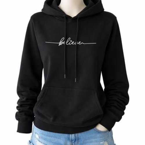 Худи ALIA (M-3XL) AL57 black (деми) ALIA AL57 black