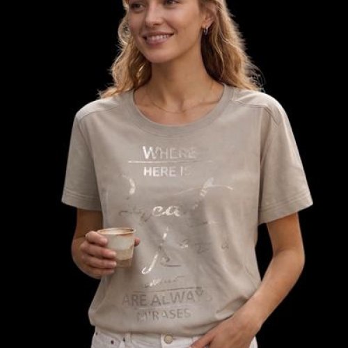 Футболка LeVisha (46-50) 25033 l.beige (лето) LeVisha 25033 l.beige