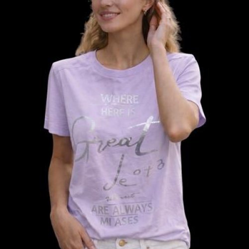 Футболка LeVisha (46-50) 25033 lilac (лето) LeVisha 25033 lilac