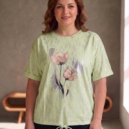 Футболка LeVisha (48-54) 25067 mint (лето) LeVisha 25067 mint