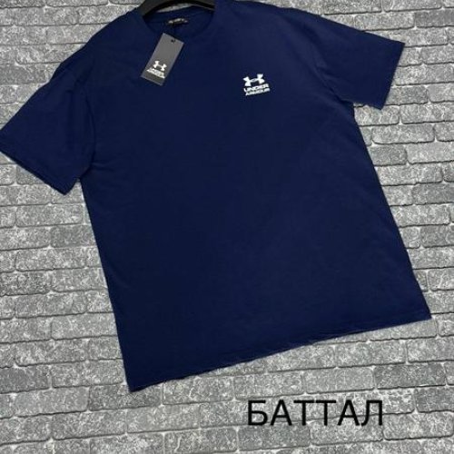 Футболка F.T.H (3XL-4XL) F1128 blue (лето) F.T.H F1128 blue