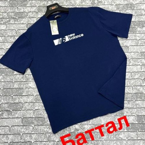 Футболка F.T.H (3XL-4XL) F1136 blue (лето) F.T.H F1136 blue