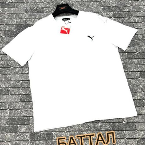 Футболка F.T.H (3XL-4XL) F1138 white (лето) F.T.H F1138 white