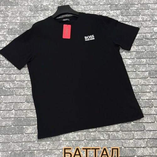 Футболка F.T.H (3XL-4XL) F1149 black (лето) F.T.H F1149 black